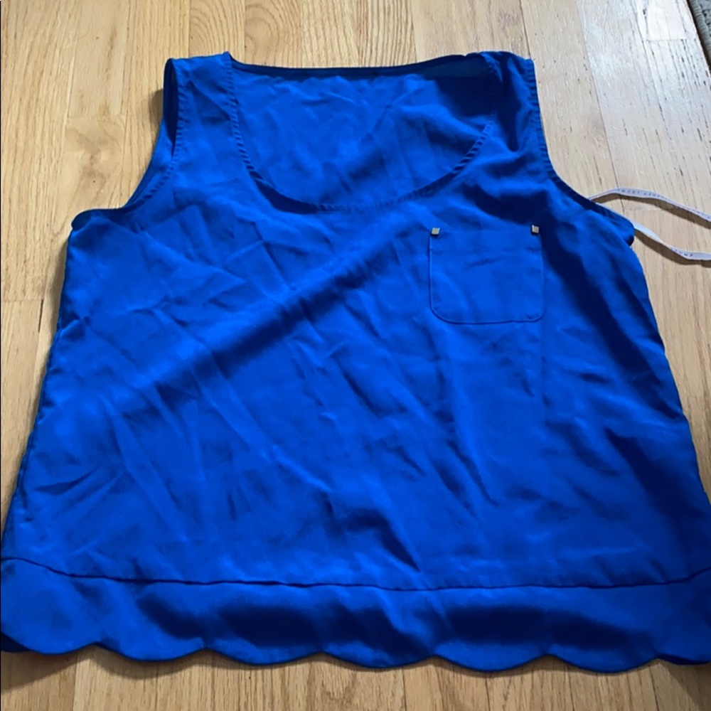 Blue tank top